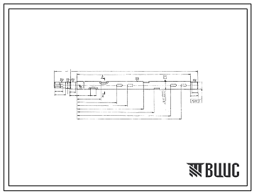Шифр СН-5М-32-08.40.00.01 Вал приводной СН-5М-32-08.40.00.01