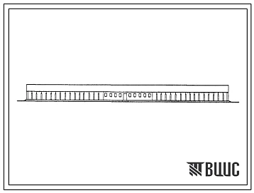 Типовой проект 803-9-58.86 Стригальный пункт для овец на 96 машинок (с трехстенным навесом, стены кирпичные, кровля по деревянным прогонам)