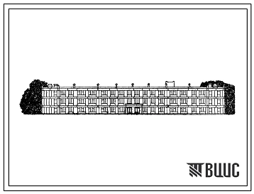 Типовой проект 223-9-58 Интернат (спальный корпус) на 280 мест при общеобразовательной школе.