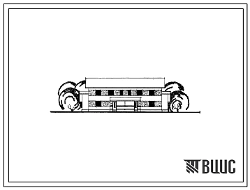 Типовой проект 144-24-100/1 Двухэтажный жилой дом на 2 четырехкомнатные квартиры в двух уровнях для индивидуальных застройщиков. Для строительства во 2 и 3 климатических районах (северо-центральных районов Украинской ССР)