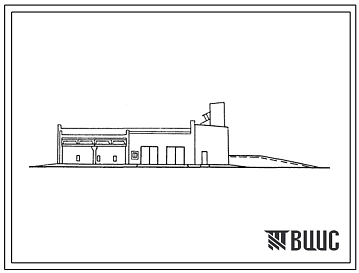 Типовой проект 801-6-9.84 Кормоцех для ферм по производству молока на 1200-2000 коров с комплектом оборудования КОРК-15 (для условий Волго-Вятской зоны).