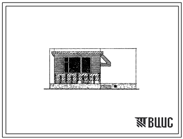 Типовой проект 185-000-280с.84 4-комнатный летний садовый домик. Для строительства в 3В,4Б,4В климатических подрайонах Азербайджанской ССР сейсмичностью 7 баллов.
