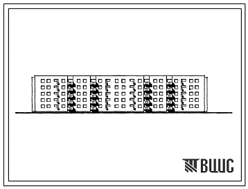 Типовой проект 114-114-13с 5-этажный 4-секционный 60-квартирный дом для строительства в районах с сейсмичностью 7 баллов.