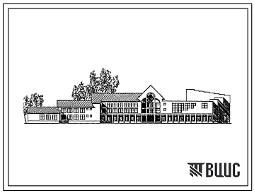 Типовой проект 224-01-630.88 Школа на 11 классов (422 учащихся) с выделенным блоком клубно-спортивных помещений.  Здание  одно-, двух-, трехэтажное. Стены из кирпича.
