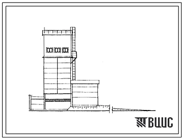 Типовой проект 801-9-34.13.86 Склад комбикормов емкостью 60 т (для Литовской ССР)