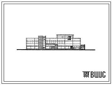Типовой проект 272-20-86 Столовая (для студентов) на 500 мест, работающая на полуфабрикатах в конструкциях ИИ-04 на 500 мест, для строительства в 1В климатическом подрайоне, 2 и 3 климатических районах