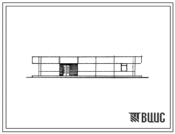 Типовой проект 272-014-25с.87 Крытый рынок торговой площадью 600 м2, состоящий из зданий-блоков
