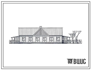 Типовой проект 181-25-50.85 Дом на 2 трехкомнатные квартиры типа 3Б. Для Орловской облати.