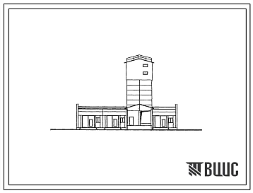 Типовой проект 802-6-14.85 Кормоцех со складом комбикормов емкостью 100 т.