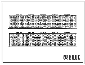 Типовой проект 1605-АМ/Э 5-этажный 5-секционный 85 квартирный крупнопанельный жилой дом