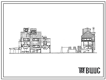 Типовой проект 812-23 Цех для очистки семян производительностью 5 т/час на базе зерноочистительного агрегата ЗАР-5. Для строительства в районах с расчетной наружной температурой -20, -30 и -40 0С.