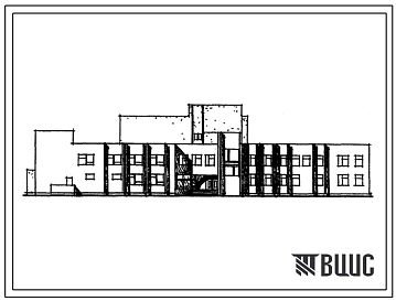 Типовой проект 254-3-22 Профилакторий на 200 мест (со стенами из кирпича).