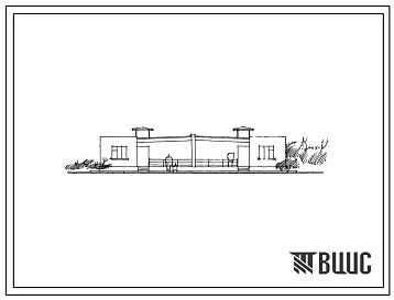 Типовой проект 244-3-10с Пансионат на 24 человека для коллективного садоводства. Для сельского строительства в 3Б климатическом подрайоне сейсмичностью 7 и 8 баллов