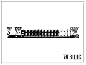 Типовой проект 232-1-68сп Универсальный общественно-бытовой корпус профтехучилища на 480 учащихся в конструкции 1-220СА, для строительства в 4А и 4Г климатических подрайонах, сейсмичностью 7 и 8 баллов на просадочных грунтах 2 типа