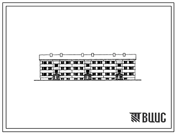 Типовой проект 113-23-86.13.86 Трехэтажный трехсекционный жилой дом на 24 квартиры. Для строительства в Эстонской ССР