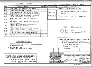 АС.01-1.1 Архитектурно-строительные чертежи ниже отм. 0.000. Элементы блокировки