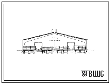 Типовой проект 801-396 Телятник на 720 голов.