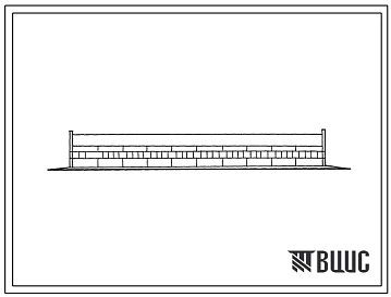 Типовой проект 802-5-52.86 Свинарник-откормочник на 640 мест. Стены панельные легкобетонные (для подсобных хозяйств)