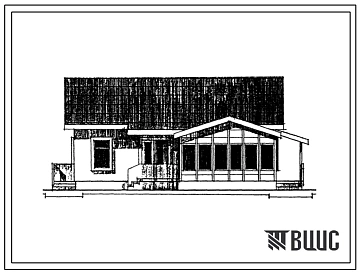 Типовой проект 184-52-263С.13.86 Одноэтажный одноквартирный жилой дом усадебного типа с квартирой типа 5Б со стенами из кирпича (для Казахской ССР)