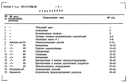 Альбом 2 Сметы