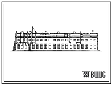 Типовой проект 816-220с Центральная ремонтная мастерская для хлопкосеющих хозяйств с парком на 400 тракторов (9000 га пашни). Для строительства в районах сейсмичностью 7 и 8 баллов. Стены из обыкновенного глиняного кирпича