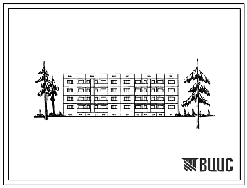 Типовой проект 127-048с/1 Четырехэтажная блок-секция крупнопанельная рядовая с торцевыми окончаниями на 16 квартир . Для строительства в 4Б климатическом подрайоне Грузинской ССР сейсмичностью 7 баллов