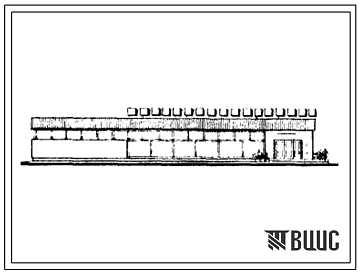 Типовой проект 272-12-49с Унифицированное здание магазина торговой площадью 400 м2 с двумя технологическими планировками («Товары для дома», «Спорт и туризм»). Для строительства в 1В климатическом подрайоне, 2 и 3 климатических районах