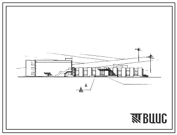 Типовой проект 244-1-14 Клуб-столовая для санатория на 500 мест. Для строительства в 1В климатическом подрайоне, 2 и 3 климатических районах с обычными геологическими условиями