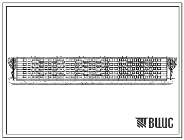 Типовой проект 1-335Д-34  Пятиэтажный шестисекционный крупнопанельный жилой дом на 100 квартир. Для строительства во II и III строительно-климатических зонах.