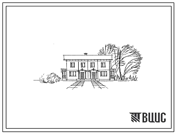 Типовой проект 141-90сх-16/1 Двухэтажный 2 квартирный блокированный жилой дом с квартирами типа 4Б в двух уровнях.