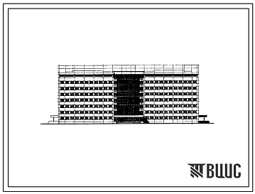 Типовой проект VII-77 Кожно-венерологический диспансер на 360 посещений в смену со стационаром на 240 коек
