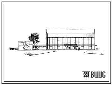 Типовой проект 292-3-4 Закрытый плавательный бассейн с ванной 25х14 м и детской ванной 10х4 м. Для строительства во II и III строительно-климатических зонах.