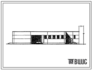 Типовой проект 282-8-4с.83 Блоки-здания предприятий обслуживания населения, пристраиваемые к жилым домам. Блок 1, тип 4. Комплексный приемный пункт на 15 рабочих мест. Для строительства в 4 климатическом районе сейсмичностью 7, 8 и 9 баллов