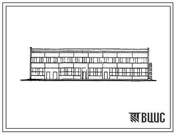 Типовой проект 816-195 Центральная ремонтная мастерская для хозяйств с парком 50 тракторов (вариант в полносборных конструкциях)