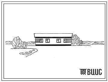 Типовой проект 184-52-127с 1-этажный 2-квартирный 4-комнатный жилой дом.