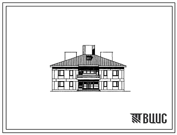 Типовой проект 163-17-20/1 Двухэтажное общежитие на 50 мест. Для строительства в IВ климатическом подрайоне, II климатическом районе, с возможностью применения в III климатическом районе.