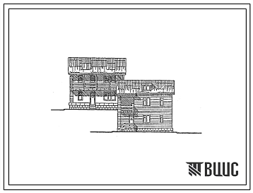 Типовой проект 145-18-23с.13.86 Двухэтажный дом с трехкомнатной квартирой типа 3Б. (Ввод опубл. в И-12-86). Для Армянской ССР