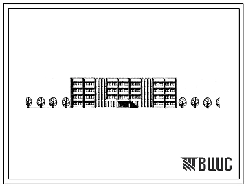 Типовой проект 232-1-81с Универсальный учебный корпус для профтехучилищ на 1200 учащихся, в конструкциях серии ИИС-04. Для строительства в 4А и 4Г климатических подрайонах сейсмичностью 7 и 8 баллов