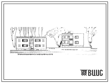 Типовой проект 114-12-88 Двухэтажный односекционный дом на 4 трехкомнатные квартиры со стенами из кирпича. Для строительства в Белорусской ССР.
