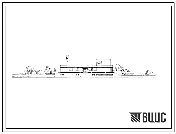 Типовой проект 264-12-157 Сельский клуб со зрительным залом на 150 мест для сельского строительства в 1В климатическом подрайоне, 2 и 3 климатических районах