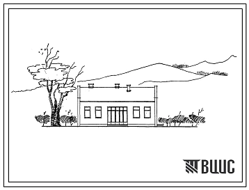 Типовой проект 264-20-23с Административное здание райшелка для строительства в Грузинской ССР, сейсмичностью 7 и  баллов