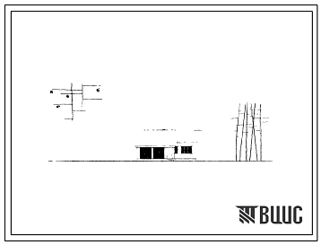 Типовой проект 184-14-9 Одноэтажный односекционный одноквартирный трехкомнатный дом (для индивидуальных застройщиков).