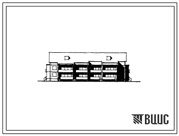 Типовой проект 111-83-31/1 Дом двухэтажный двухсекционный двенадцатиквартирный крупнопанельный ( однокомнатных 1Б — 4, двухкомнатных 2А — 2, 2Б — 4, трехкомнатных 3А — 2).