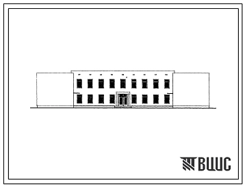 Типовой проект 284-4-42 Баня на 50 мест с прачечной на 500 кг белья в смену, для строительства в 1В подрайоне, 2 и 3 климатических районах