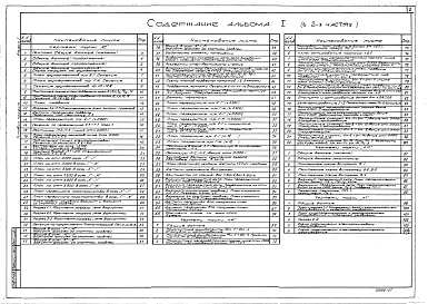 Альбом 1 Архитектурно-строительные чертежи, конструкции железобетонные, конструкции металлические, кинотехнология часть 1