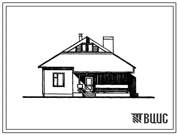 Типовой проект 181-94-92/1.2 Дом одноэтажный одноквартирный двухкомнатный.
