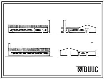 Типовой проект У.801-2-133.92 Коровник на 10 коров с законченным производственным циклом
