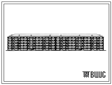 Типовой проект 113-167-1с Пятиэтажный шестисекционный 80-квартирный жилой дом с квртирами 1А.2Б.3Б.4Б.
