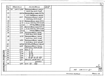 Альбом 11 ИЖ 1.1-1 Панели наружных стен. Панели цокольные, парапетные