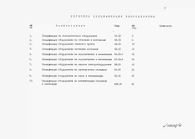 Альбом 4 Спецификация оборудования. (стены брусчатые)